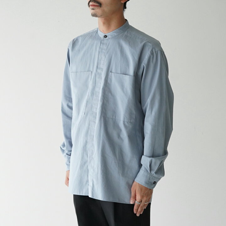 楽天市場】アンフィル unfil バンドカラー シャツ メンズ エジプト  
