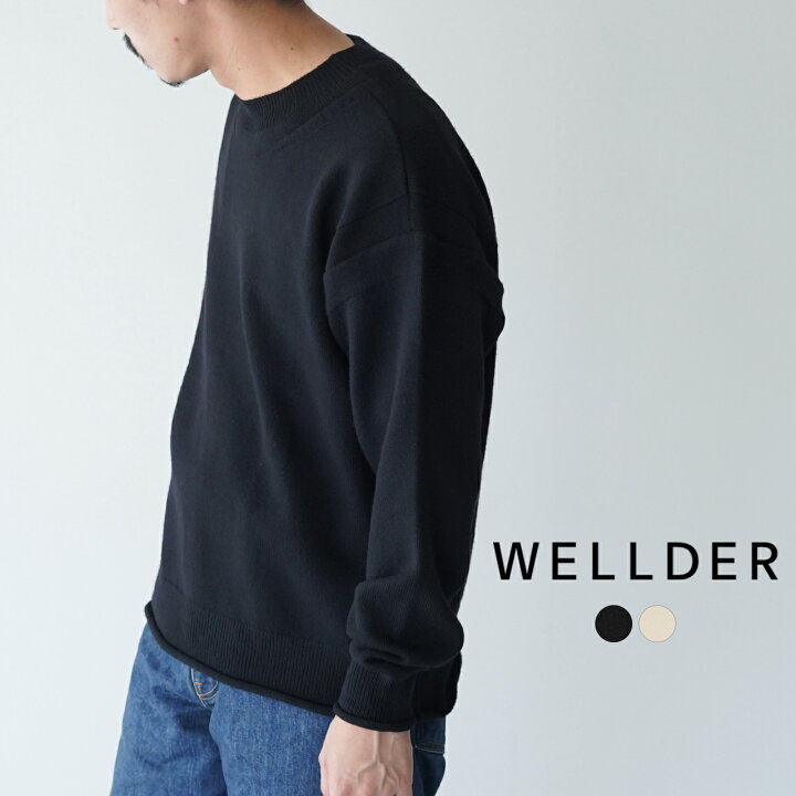 楽天市場】ウェルダー WELLDER ニット セーター スイッチング クルー 