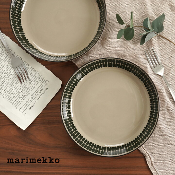 楽天市場】マリメッコ marimekko ALKU サークル プレート 丸皿 PLATE  