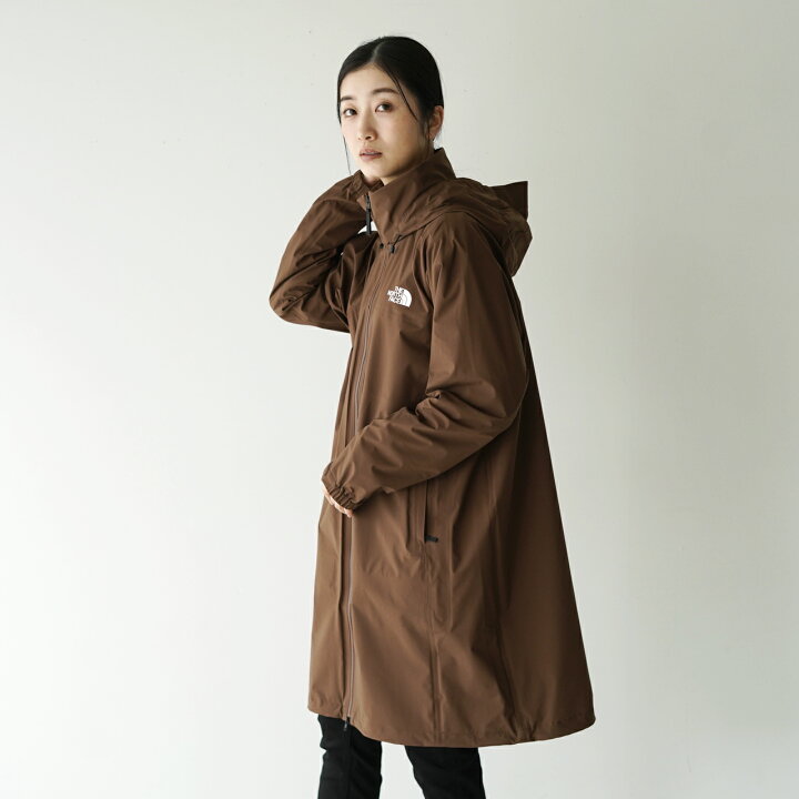 The North Face L マタニティ Npm アースブラウン フェイス ユニセックス Eb ザ レインコート ノース ピッカパック