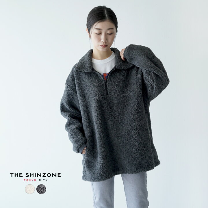 楽天市場】シンゾーン THE SHINZONE ハーフ ジップ ボア HALF ZIP BOA 