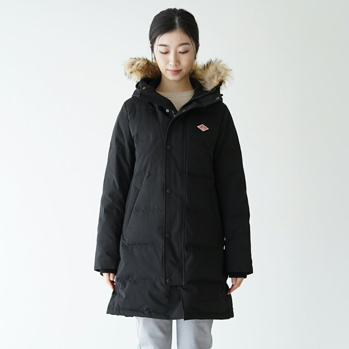 楽天市場】ダントン DANTON フード付き ロング丈 ダウンコート FAKE  