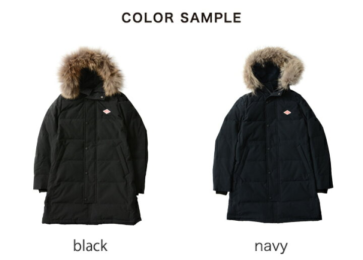 楽天市場】ダントン DANTON フード付き ロング丈 ダウンコート FAKE  