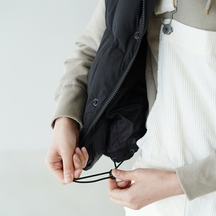 楽天市場 ジムフレックス Gymphlex 2way ダウン ジャケット ベスト レディース スタンドカラー ショート丈 ナイロンタフタ 無地 A0052nyw0712 送料無料 Crouka クローカ