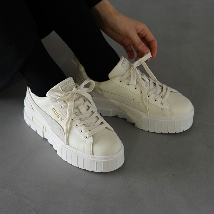 楽天市場 プーマ Puma メイズ レザー ウィメンズ スニーカー 厚底 Mayze Lth Wn S レディース 3819 送料無料 1103 Crouka クローカ