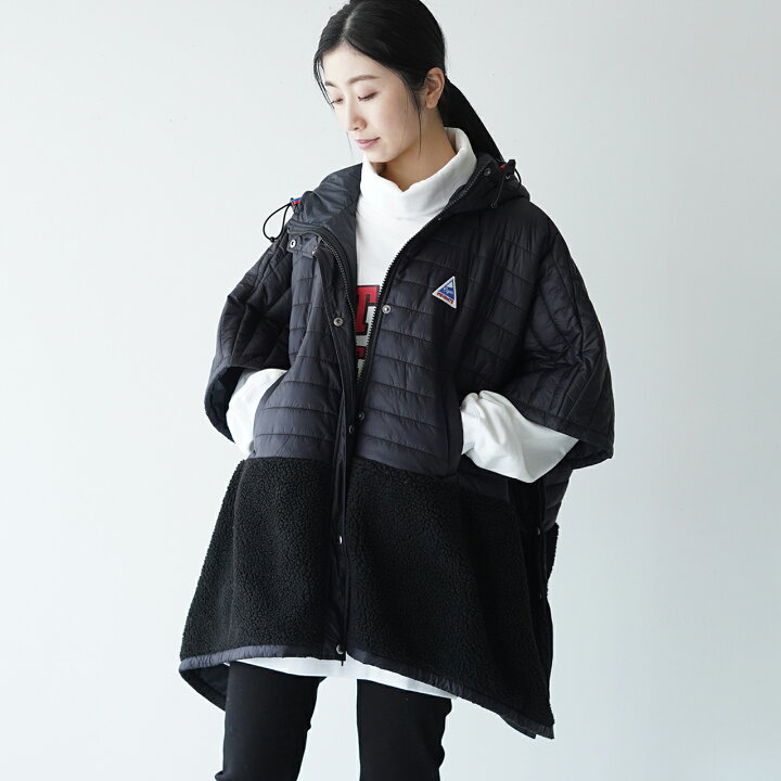 楽天市場】ケープハイツ カプレット ケープ CAPULET CAPE ボア ダウン 