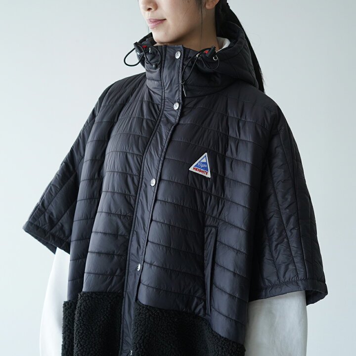 楽天市場】ケープハイツ カプレット ケープ CAPULET CAPE ボア ダウン 