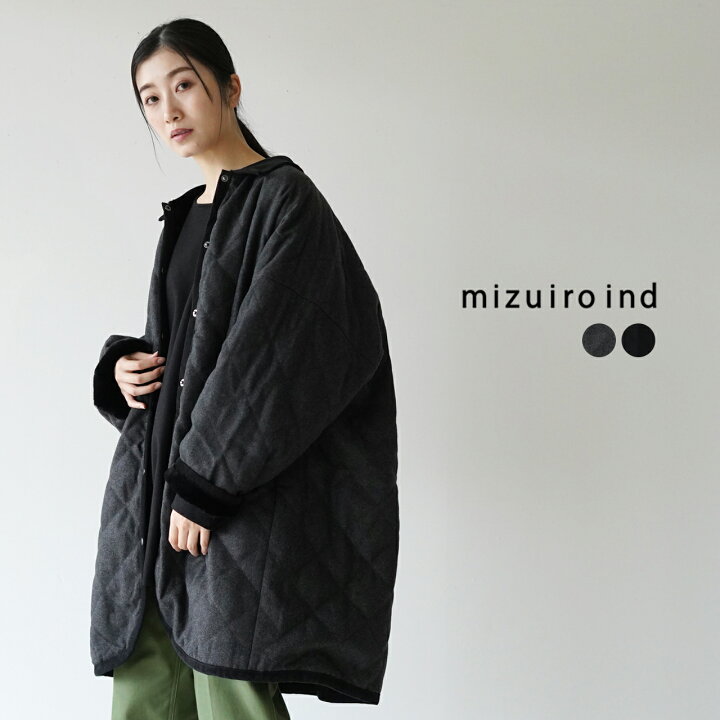 楽天市場】ミズイロインド mizuiro ind ウール ブレンド キルティング 