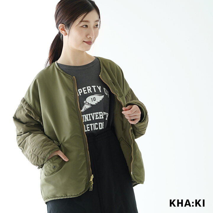 楽天市場】カーキ KHA:KI ミリタリー ジャケット リバーシブル 