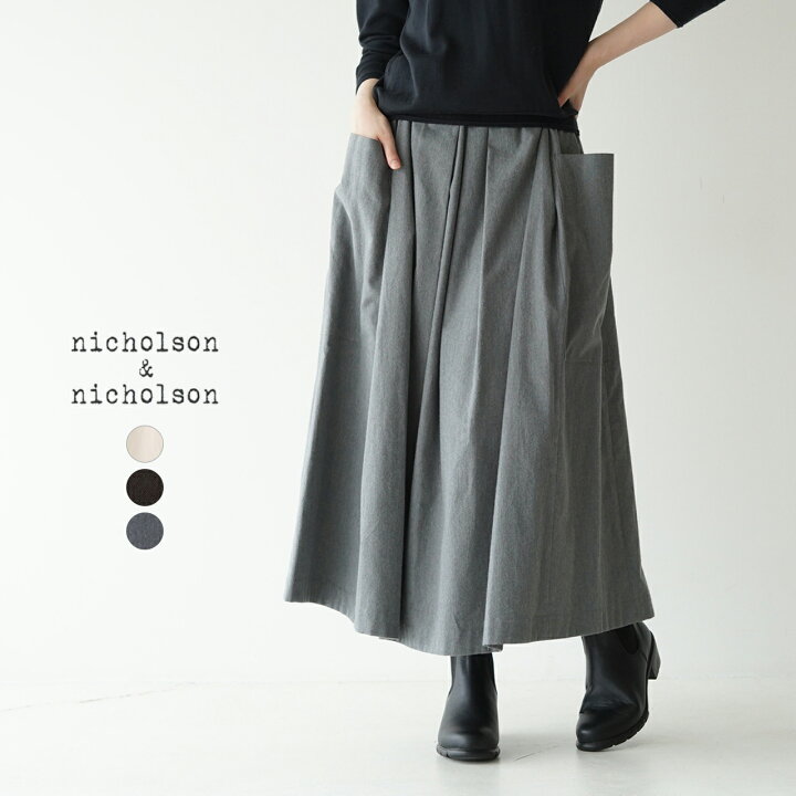 楽天市場】ニコルソンアンド ニコルソン ロングスカート レディース  