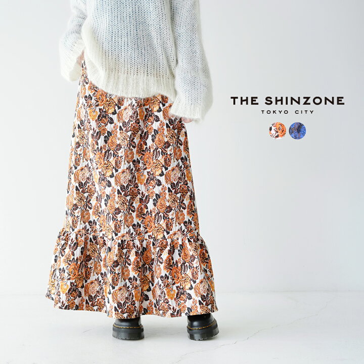 楽天市場】シンゾーン THE SHINZONE フラワー ジャカード スカート 