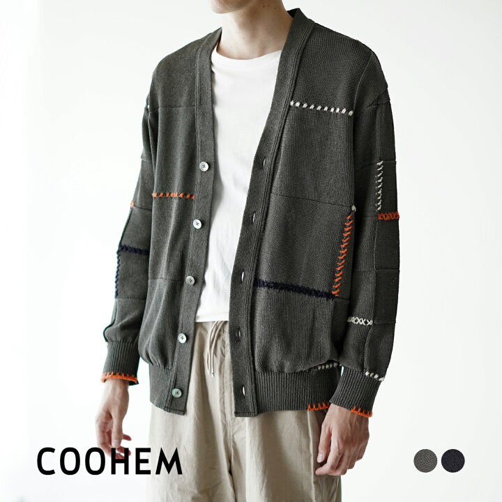 楽天市場】【SALE！30%OFF】コーヘン COOHEM ステッチワーク ニット 