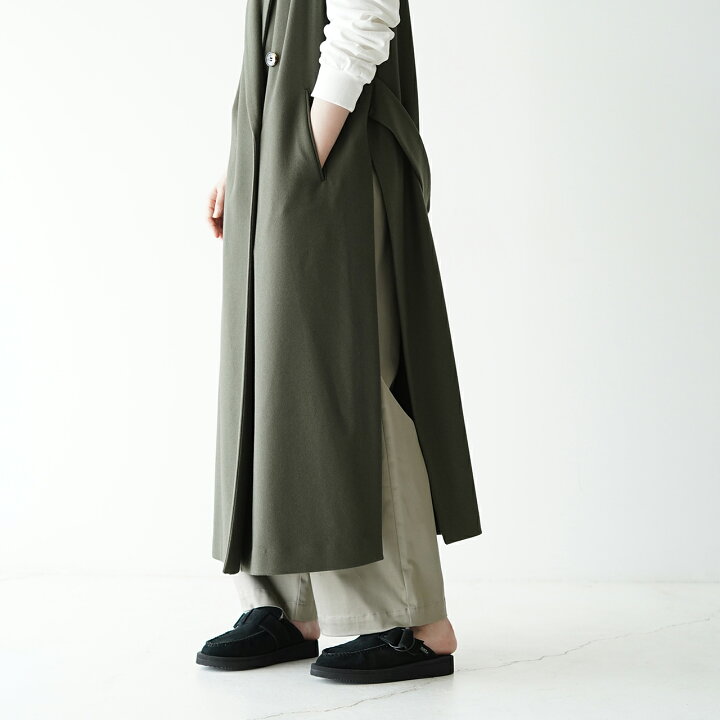 楽天市場】サクラ SACRA ライトメルトン テーラードカラー ロング ジレ  