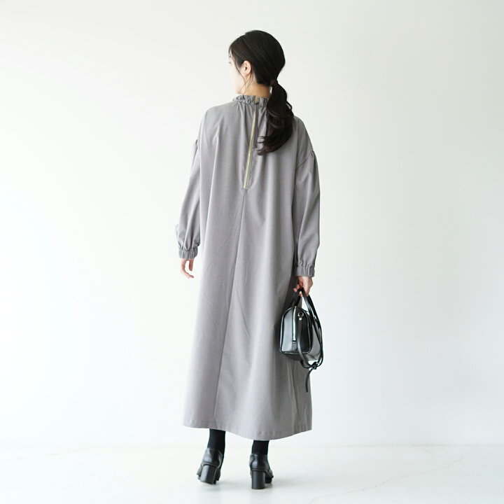 楽天市場】ホワイト WHYTO. ネックギャザー ボリューム ドレス Neck 