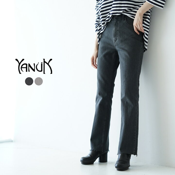 楽天市場】【アウトレット40%OFF】ヤヌーク YANUK セミ フレア デニム 