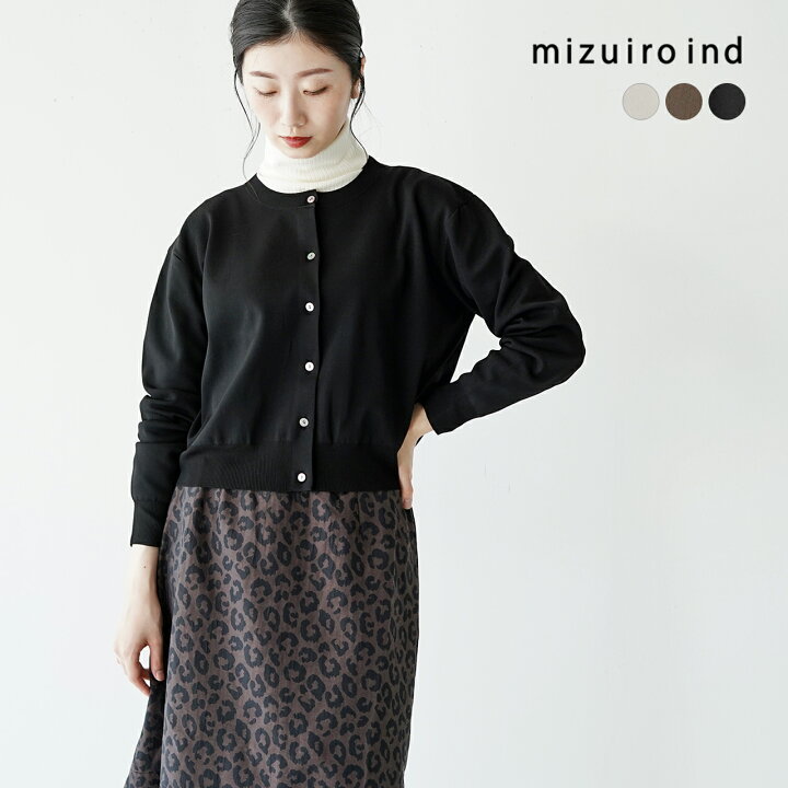 楽天市場】ミズイロインド mizuiro ind クルーネック ショート 