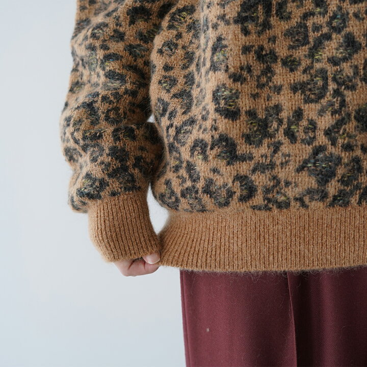 楽天市場】コーヘン COOHEM レオパード ツイード カーディガン LEOPARD 