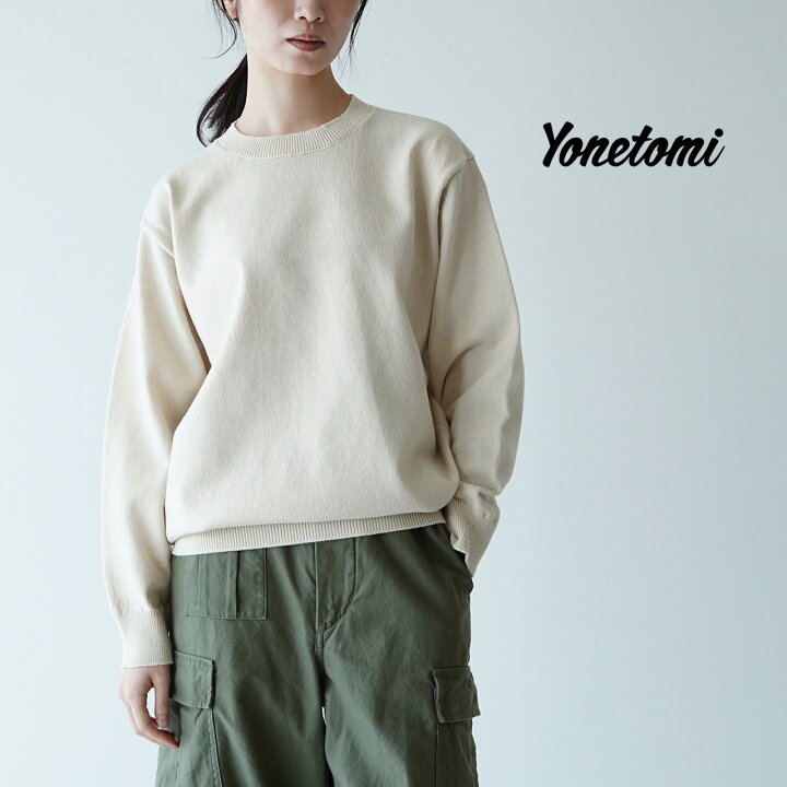 楽天市場】ヨネトミ Yonetomi リジッド カシミア ニット プルオーバー 