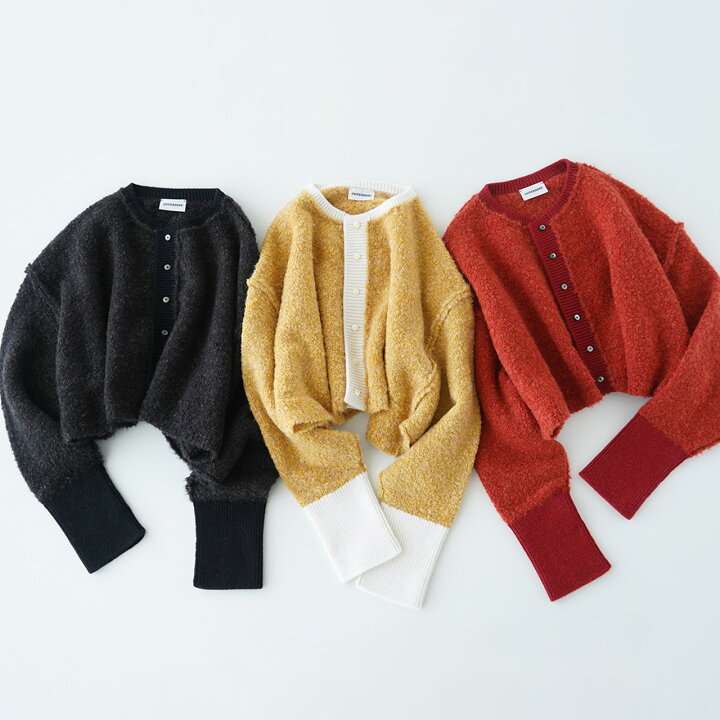 楽天市場】ジョイスアディッド JOICEADDED ブークレ ニット セーター 
