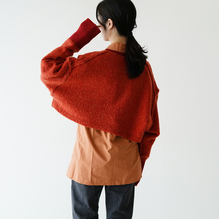 楽天市場】ジョイスアディッド JOICEADDED ブークレ ニット セーター 