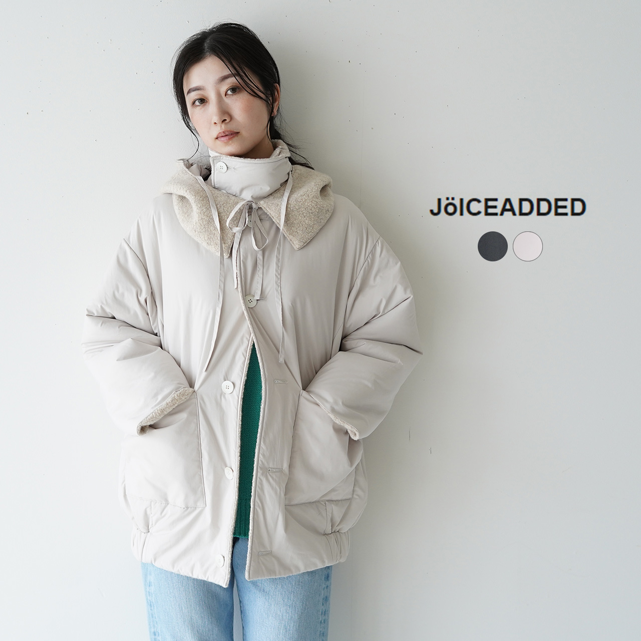 CHALK HOODED RELAXED FIT JACKET | CHALK フード付き リラックス
