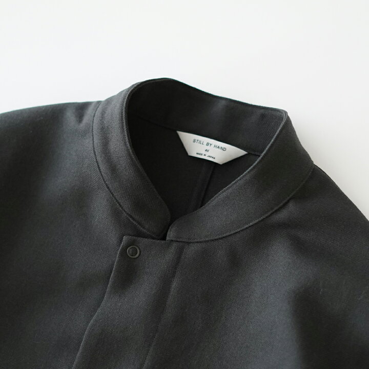 楽天市場】スティルバイハンド STILL BY HAND スタンドカラー スナップ 
