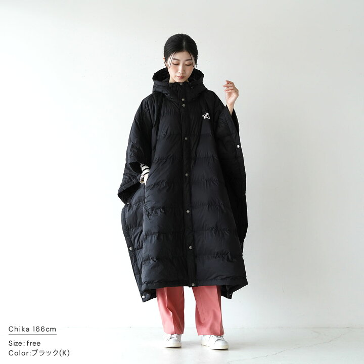 楽天市場】ノースフェイス THE NORTH FACE パデッド ポンチョ コート 