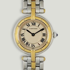 カルティエ Cartier パンテール1ロウ 1990年代製 アンティーク 腕時計 レディース ZG653 【送料無料】1117