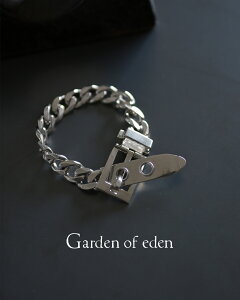 �K�[�f���I�u�G�f�� Garden of Eden �o�b�N�� �u���X���b�g BACKLE BRACELET LARGE �V���o�[925 �A�N�Z�T���[ ���f�B�[�X �����Y ED-VG17-BB10 1214 �M�t�g