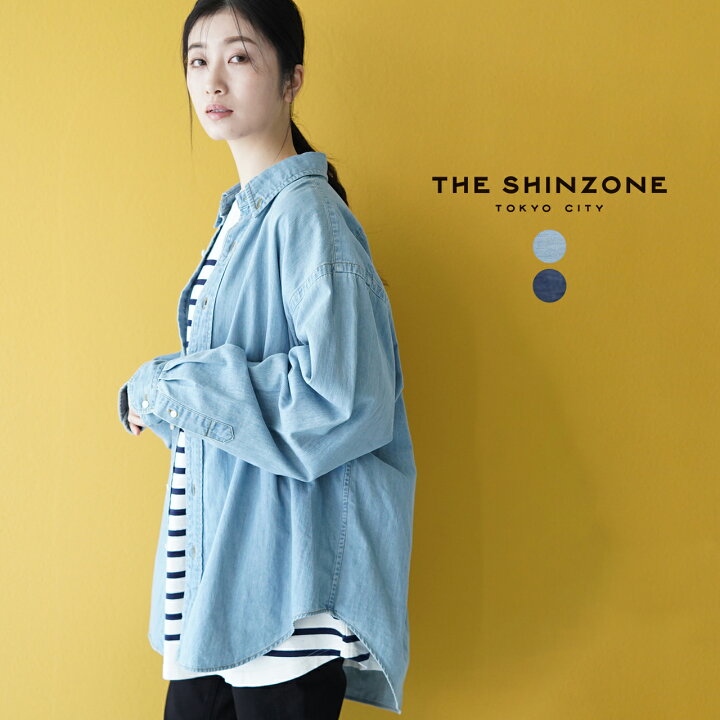 楽天市場】シンゾーン THE SHINZONE デニム ダディー シャツ DENIM 