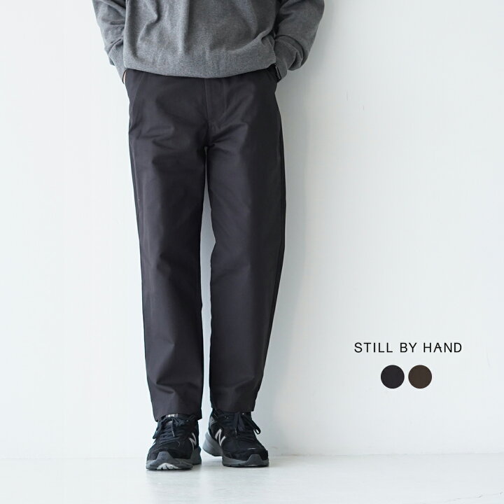 楽天市場】スティルバイハンド STILL BY HAND ワンタック ワイド 