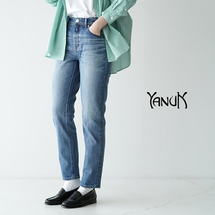 楽天市場】ヤヌーク YANUK ルース RUTH ライトブルー スリムテーパード  