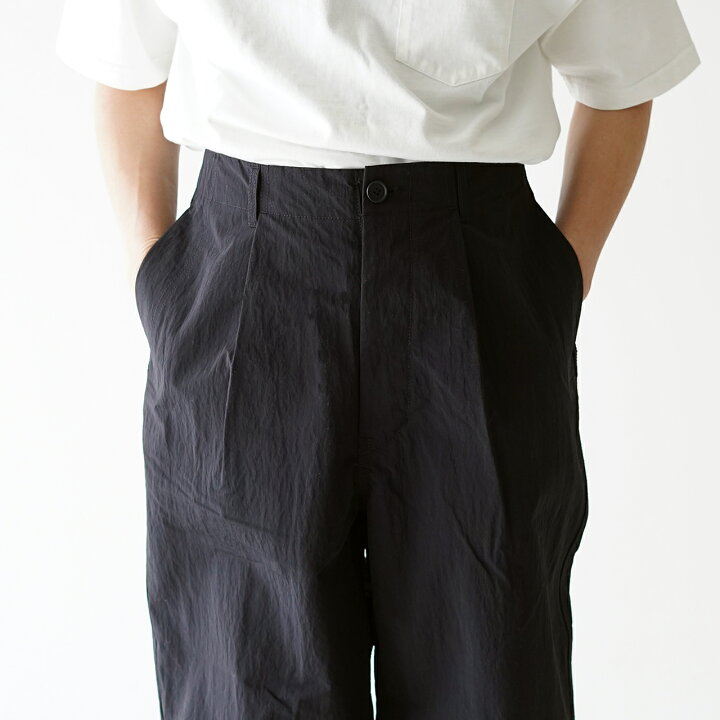 スティルバイハンド Still By Hand ハイウエスト スーパー ワイドパンツ メンズ 22春夏 Pt 予約販売 本