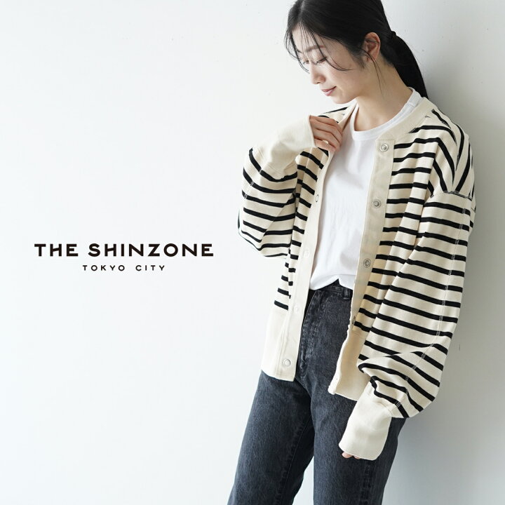 楽天市場】シンゾーン THE SHINZONE ボーダー ケープリン カーディガン 