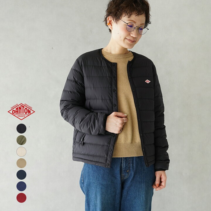 楽天市場 ダントン Danton クルーネック 軽量 インナーダウンジャケット レディース メンズ 22秋冬 Dt A0001 Dt A0025 送料無料 0525 Crouka クローカ
