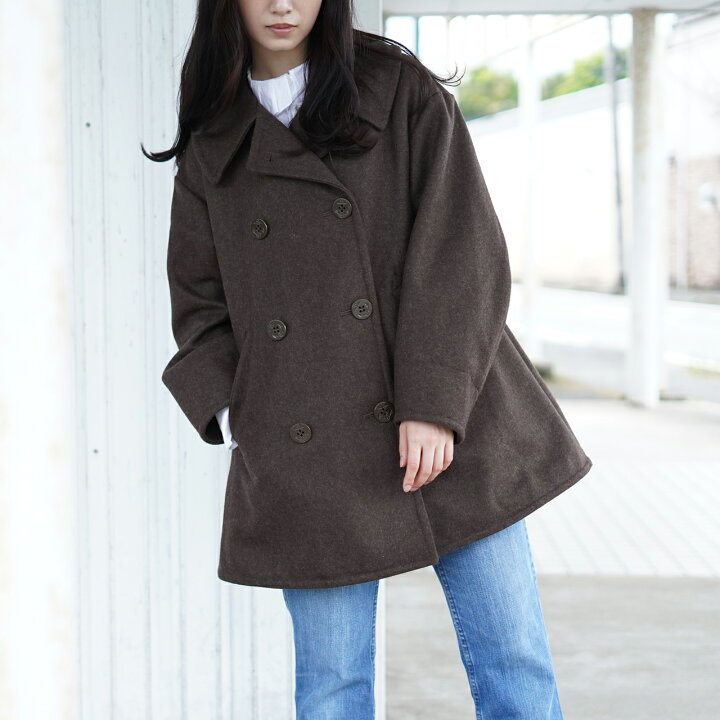 楽天市場】シンゾーン THE SHINZONE フレア ピーコート FLARE PEA COAT 
