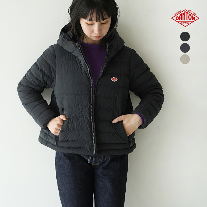 楽天市場】ダントン DANTON ミドル ダウン フーデッドジャケット  