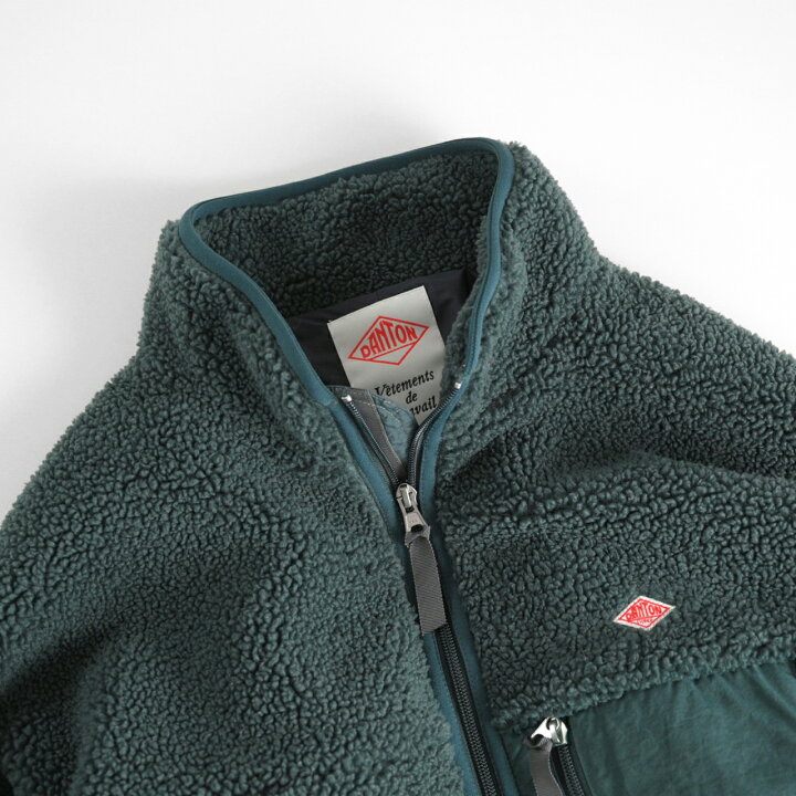 楽天市場】ダントン DANTON スタンドカラー ボア ジャケット STAND  