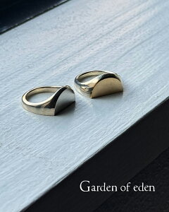 �K�[�f���I�u�G�f�� Garden of Eden �V�O�l�b�g �u���C�N �����O signet break ring SV&18k (XL) �V���o�[925 18K �S�[���h �� �� �w�� �d�˕t�� �W���G���[ �A�N�Z�T���[ ���f�B�[�X �����Y 23AW0200718 �M�t�g
