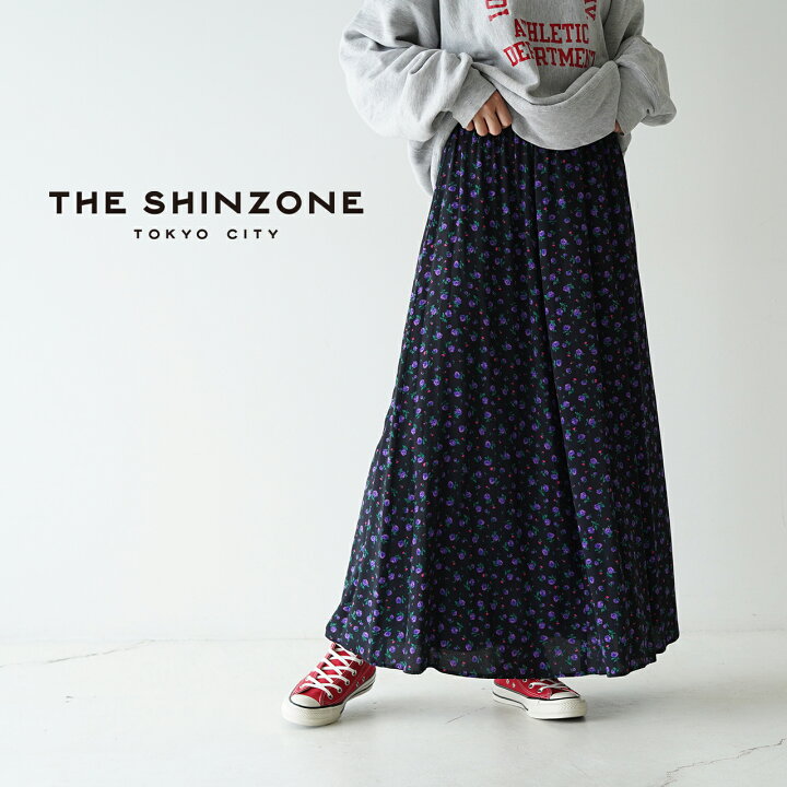 楽天市場】シンゾーン THE SHINZONE パープル フラワー スカート  