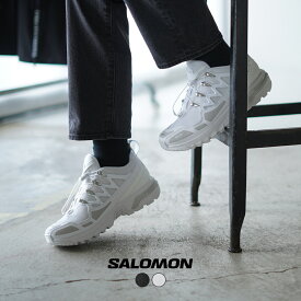 サロモン SALOMON ACS + スポーツスタイル シューズ スニーカー ブラック ホワイト レディース メンズ 472366 472367 23.5cm-29.0cm【送料無料】