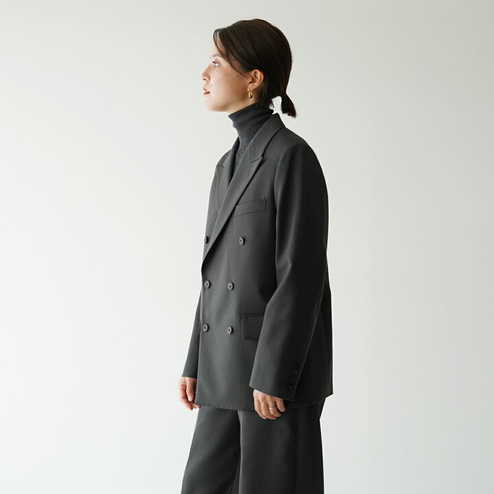 楽天市場】【SALE！50%OFF】ロエフ LOEFF ウール ギャバジン ダブル 