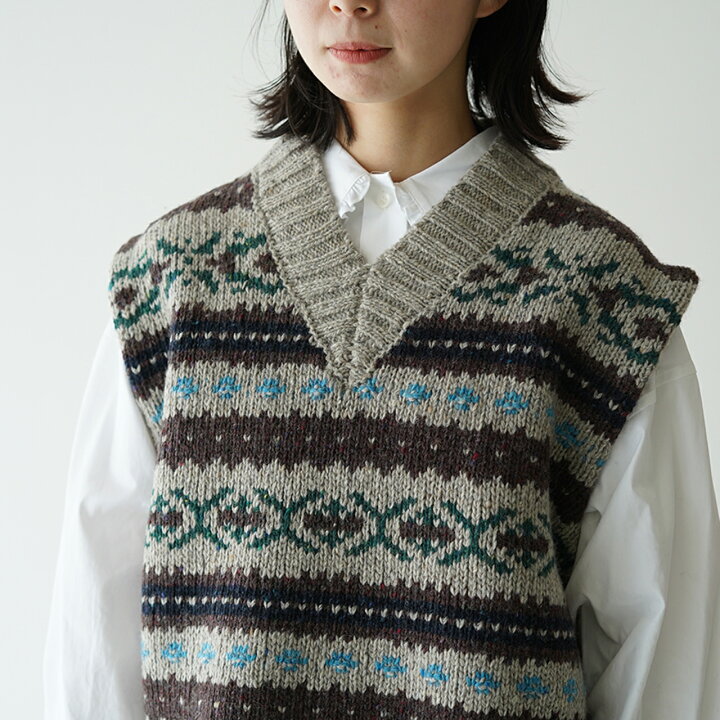 楽天市場】シンゾーン THE SHINZONE フェア アイル ベスト FAIR ISLE 