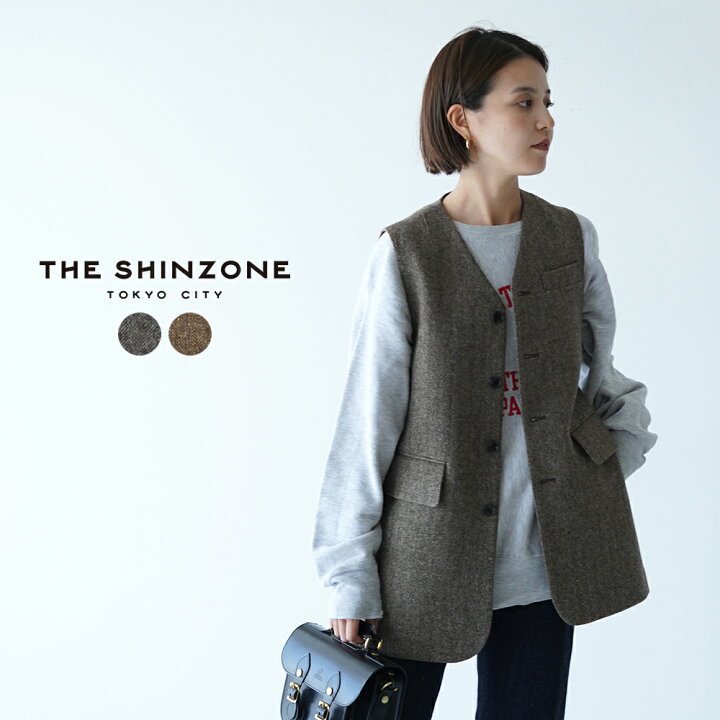 楽天市場】シンゾーン THE SHINZONE ヘリンボーン ジレ HERRINGBONE 
