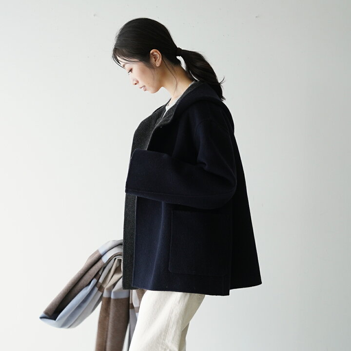 楽天市場】ル グラジック LE GLAZIK リバー フーデッド ショートコート  