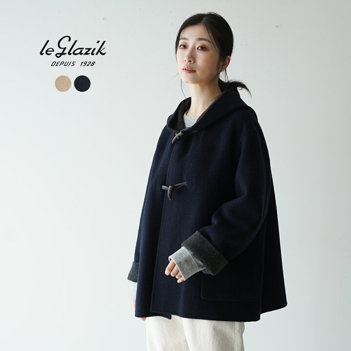 楽天市場】ル グラジック LE GLAZIK リバー フーデッド ショートコート  