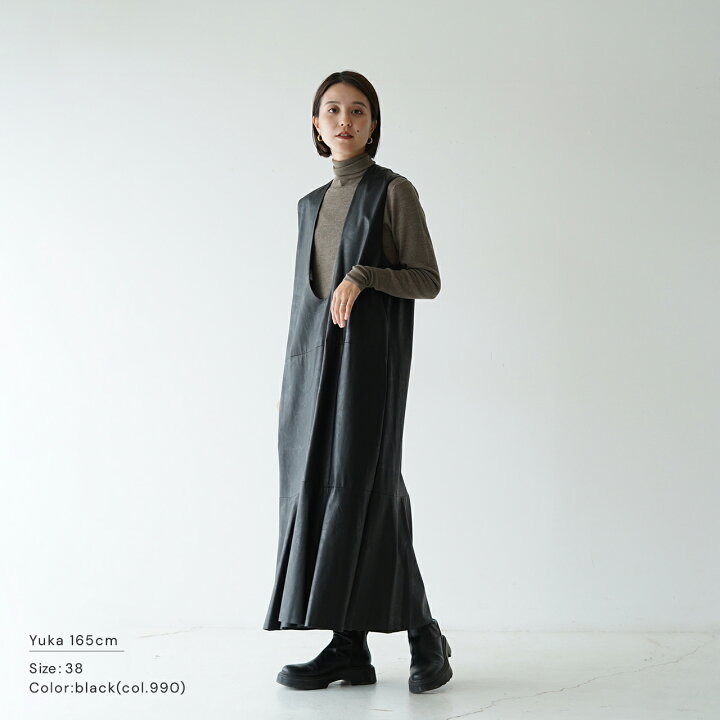 楽天市場】サクラ SACRA シンセティックレザー ワンピース SYNTHETIC  