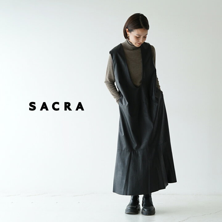 楽天市場】サクラ SACRA シンセティックレザー ワンピース SYNTHETIC  