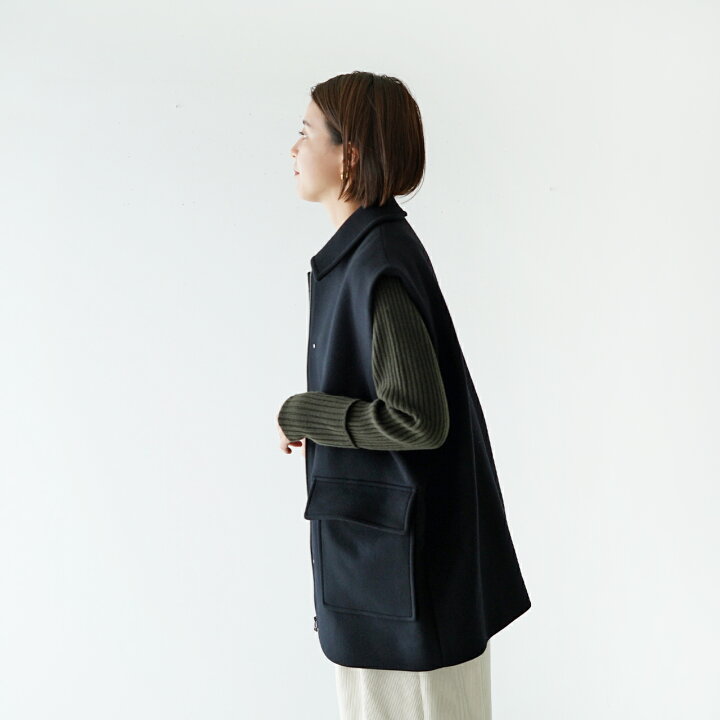楽天市場】サクラ SACRA ラムウール メルトン ジレ LAMBWOOL MELTON 