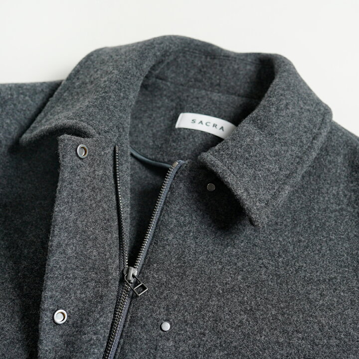 楽天市場】サクラ SACRA ラムウール メルトン ジレ LAMBWOOL MELTON 